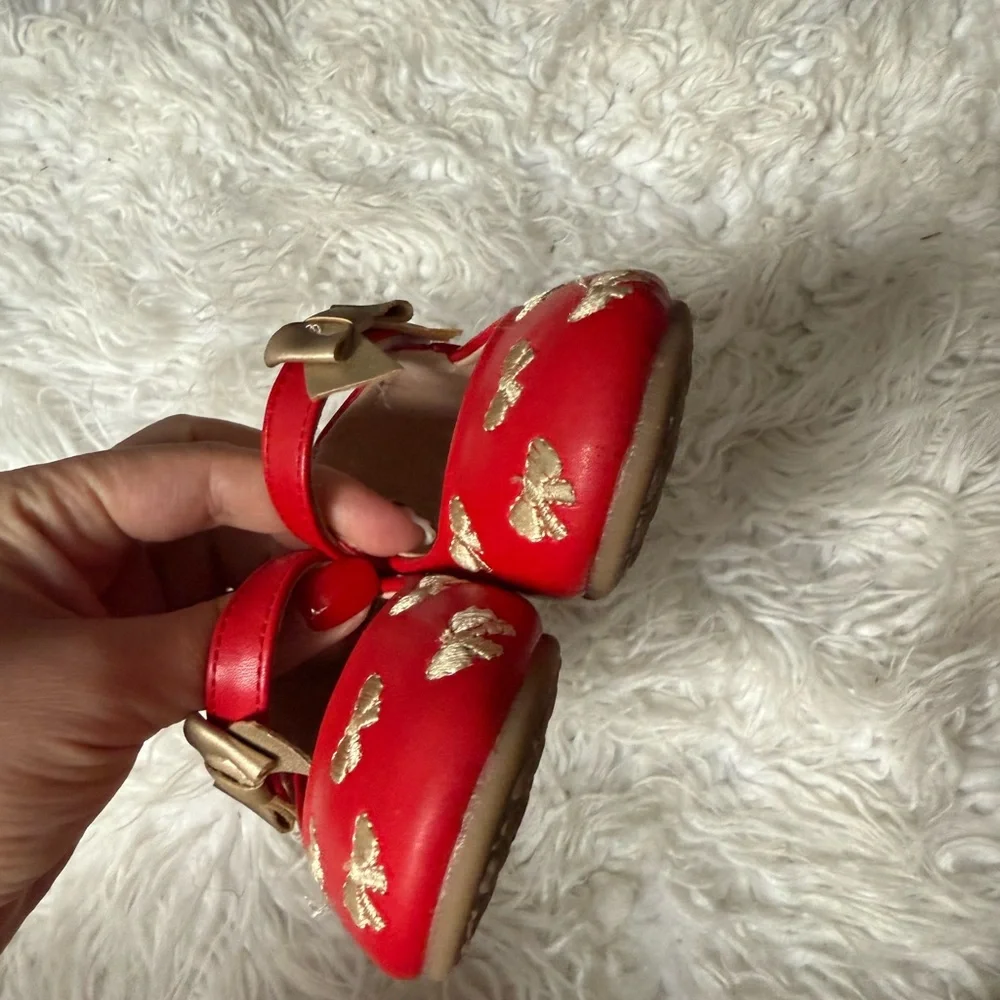 Babygirl red flats